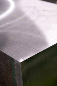 Steel plate with Blanchard (Rotary) ground finish