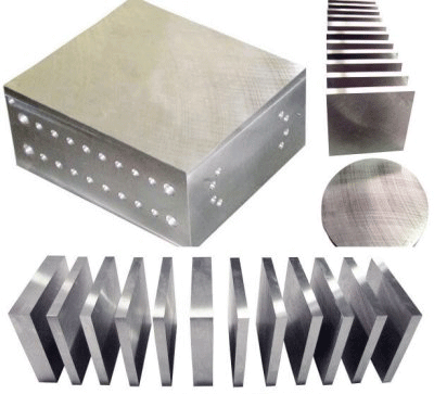 Ground steel plates, meant for vinyl extrusion tank plates