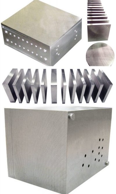 Ground steel plates, meant for vinyl extrusion tank plates